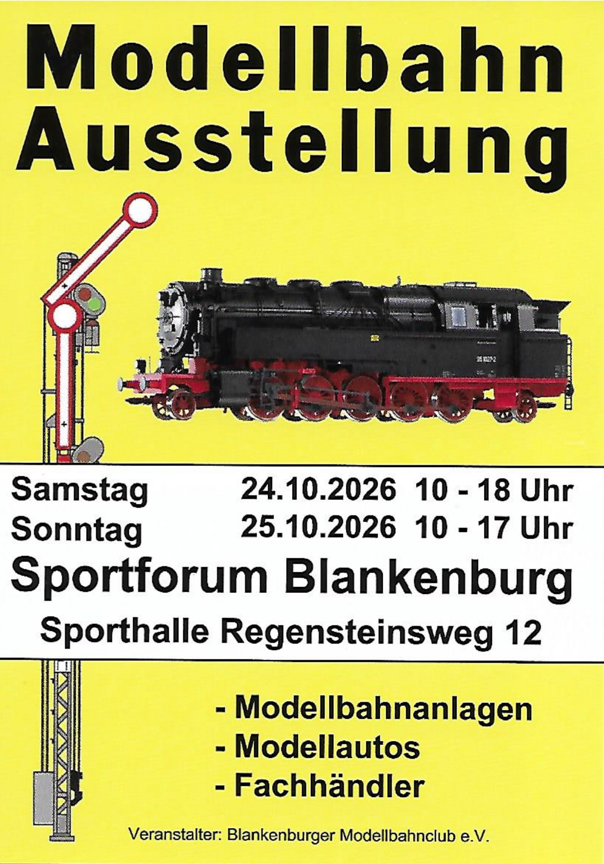 Plakat Modellbahnausstellung